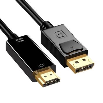 Wiring Dp To Hdmi 4kx2K High-definition Cable - Black-1.8M