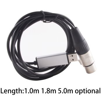 Computer USB Transfer Card Control Serial Data Cable - Black-1.8m