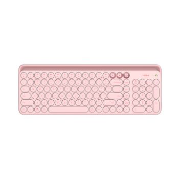 Home Office Business Bluetooth Wireless Smart Keyboard - Cherry pink