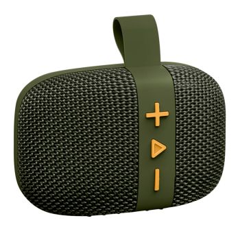 STUDIO PRO by FISHER SBT294GRN ECO GO Waterproof Portable Bluetooth Speaker with FM Radio, SBT294 (Green)