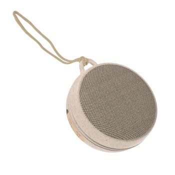 Maxell 197309 3-Watt ECO Portable Bluetooth Rechargeable Speaker with Natural Wood Casing, Aux In, IPX7 Waterproof, up to 7 Hours of Play Time (Light Wood)
