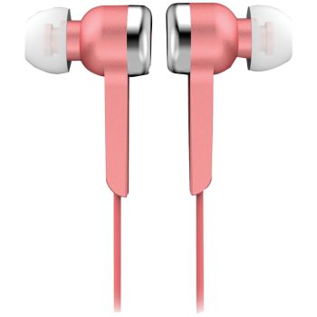 IQ Sound IQ-113 PINK Wired In-Ear Digital Stereo Earphones with 3.5-mm Connector, Powerful Bass, IQ-113 (Pink)