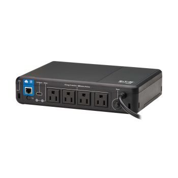 Tripp Lite by Eaton BC600RNC 4-AC Outlet 600-VA/300-Watt PC/Network/POS Cloud-Connected Desktop UPS with 190-Joules Surge Protection, 5-Ft. Cord, BC600RNC