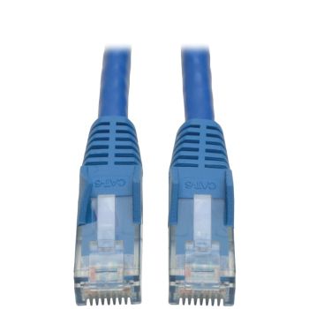 Tripp Lite by Eaton N201-007-BL CAT-6 Gigabit Snagless Molded Stranded UTP Ethernet Cable (7 Ft.; Blue)