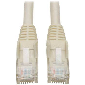 Tripp Lite by Eaton N201-050-WH CAT-6 Gigabit Snagless Molded Solid UTP Ethernet Cable (50 Ft.; White)