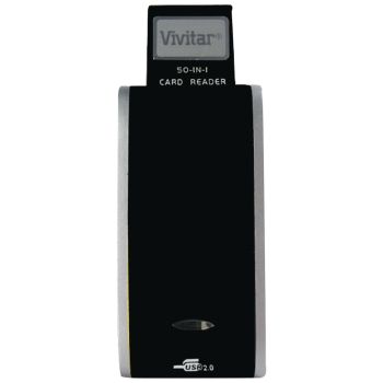Vivitar VIV-RW-5000-BLK 50-in-1 Card Reader