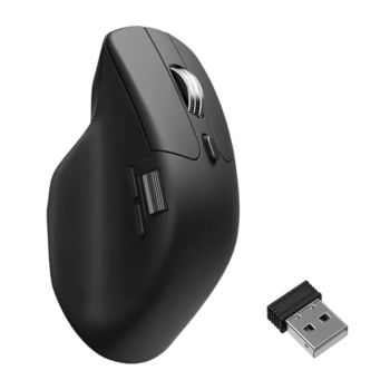 Gaming mouse for Windows PC/Mac aluminum alloy body matte black silent click switches and 8000Hz polling rateUNITED STATES BLACK
