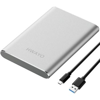 1TB Portable External Hard Drive USB3.1 Type C Ultra Slim Compatible PC Laptop Mac Xbox SilverUNITED STATES