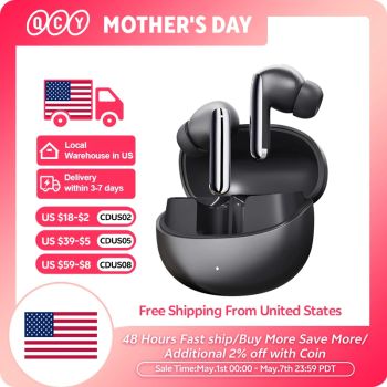 QCY MeloBuds Pro ANC Bluetooth 5.3 Earphones Wireless 46dB Hybrid ANC Hi-Res LDAC Earbuds 6 Mic Headphones 34H in-Ear Detection