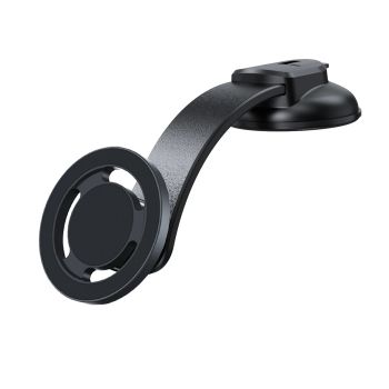 2025 Upgraded for MagSafe Car Mount【Strongest Magnet & Suction】Bendable Dash Windshield Vacuum Magnetic Phone Holder iPhone 16UNITED STATES BLACK
