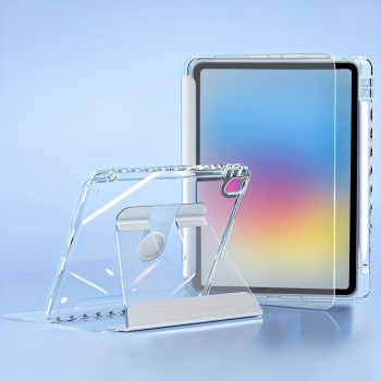 360° Rotation Transparent Tablet Case For iPad Air 4/5 10.9 11 M2 Case 10th 10.9 7/8/9th 10.2 5/6th 9.7 Pro 11 12.9 Mini 6 CoverGERMANY IPAD 10TH 10.9