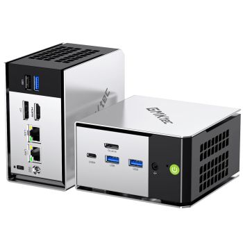 GMKtec M8 Mini PC AMD Ryzen 5 PRO 6650H 16GB RAM NO SSD NO OS Mini Desktop Computers Triple 4K Display, WiFi5.2,BT6E, USB-C, DPRYZEN 5 PRO 6650H LPDDR5 16GB NO SSD EU