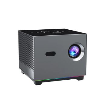 XNANO 300ANSI Projector 8K/4k WiFi 5G Voice Remote Portable Smart Movie Projector with LED Lighting BT5.0 Bulit-in More AppGRAY US PLUG UNITED STATES