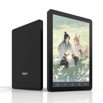 Bigme B6 ereader, 6'' e-ink electronic book, 36-level front light, 4+64GB Android 14 OS built-in Google Play ebook reader tablet