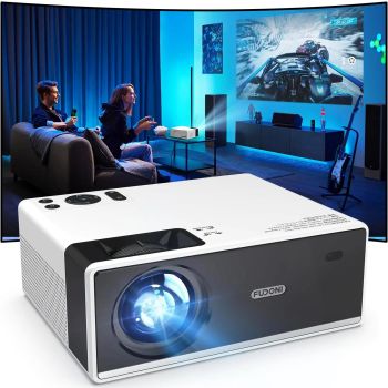 4K WiFi Bluetooth Projector, 300ANSI FHD 1080P Indoor Outdoor Home Theater, Compatible with HDMI/USB/Phone/Laptop/TV StickUNITED STATES