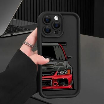 Fashions Car Pattern Silicone Phone Case For iPhone 17 16 Pro Max 15 14 11 12 13 7 8 16 Plus Matte Shockproof Soft CoverUNITED STATES 9 IPHONE 14PROMAX