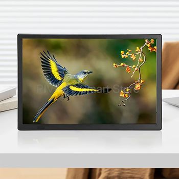 15.4 Inch Mini Car Television Player Portable Digital TV Monitor Movable LED Small Rechargeable for Domestic Outdoor USB HDMI