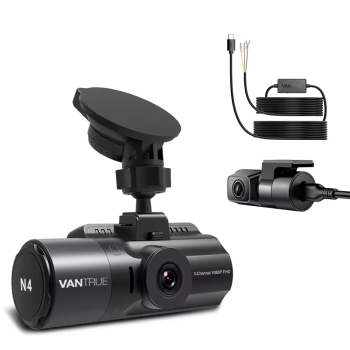 Vantrue N4 DashCam +hardwire kit 4K Car Video Recorder Night Vision Car DVR Dashcam Rear View Camera with GPS Car Dash CamN4 VP03 256G UNITED STATES