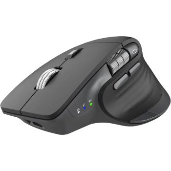 Ergonomic Rechargeable Silent Bluetooth Mouse with Multi-Device Connectivity, Adjustable DPI, and Scroll Wheel for Laptop, CompuUNITED STATES
