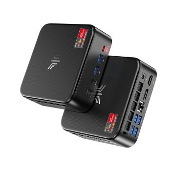 ACEMAGIC Mini PC with AMD Ryzen 5 7430U 16GB DDR4 512GB M.2 SSD Mini Gaming PC with USB Type-C Supports Triple 4K Display