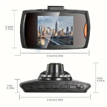 FHD 1080P 2Inch Car DVR Dash Cam 3 Lens Night Vision Rear View Camcorder Auto Camera Vehicle AccessoriesSINGLE LENS UNITED STATES