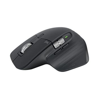 MX Master 3S Performance Wireless Mouse for Office Use - Graphite Plastic with Bolt Receiver Silent Click TechnologyUNITED STATES GRAPHITE