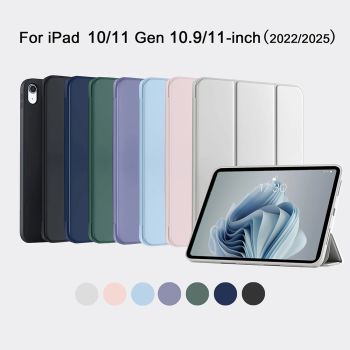 For iPad (A16) 11th Generation Case 11 Inch 2025, for iPad 10th Generation Case 10.9 2022, Magnetic Slim Trifold Stand Cover