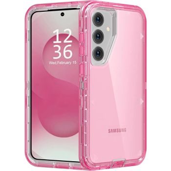 3in1 TPU+ PC Clear Case For Samsung Galaxy S26 S25 S24 S23 S22 S21 Note 20 Ultra Plus Anti-Scratch Triple Layer Protector Cover