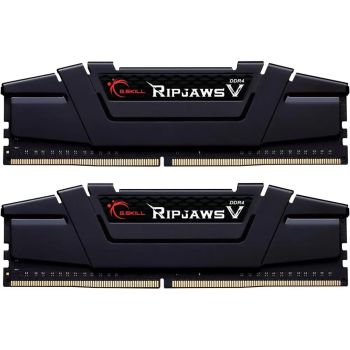 RipjawsV Series DDR4 (XMP) 16GB (2x8GB) 3200MT/s CL16-18-18-38 1.35V Intel AMD Desktop Computer Memory U-DIMM - Black (4-3200C16UNITED STATES