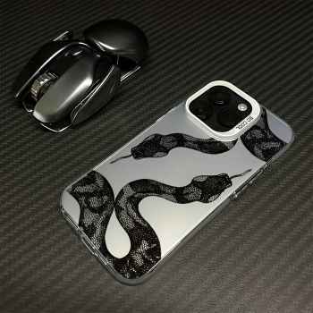 Black Snake, Laser Drop Resistant Color Silver, For iPhone17 16 15 14 13 12 11 Pro Max Plus Case Energy CaseUNITED STATES WHITE IPHONE 11 PRO MAX