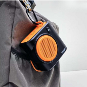 Portable Bluetooth Speaker with Compact Music Box (Black)