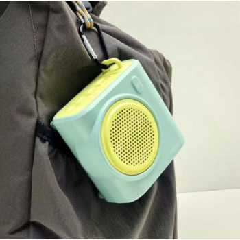 Portable Bluetooth Speaker with Compact Music Box (Green)