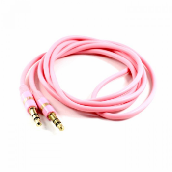 Auxiliary Cable 3.5mm to 3.5mm Cable (Pink)