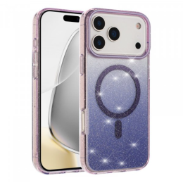 Phone Case with Clear Protective Design for Eye-Catching Style for Apple iPhone 17 Pro Max (Purple)