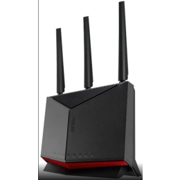 ASUS RT-BE86U BE6800 Dual-Band WiFi 7 Router, Supports 4096-QAM, MLO, AI WAN Detection,