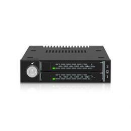 ICY DOCK Removable Drive MB834MK-B V2 ToughArmor MB834MK-B V2 2Bay M.2 NVMe SSD Mobile Rack Retail