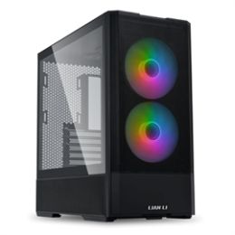Lian-Li Case LANCOOL 207 Black Mid Tower TG 2x3.5"HDD or 2.5"SSD Black Retail