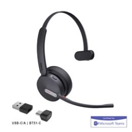 Yealink Headphone 1208705 BH70 Mono Teams USB-C/A Essential Bluetooth Retail