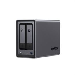 UGREEN Network Attached Storage DXP2800 2-Bay Intel N100 8GB DDR5 2xM.2 PCIe Slots Diskless Retail