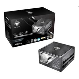 ASRock Power Supply SL-1200P 1200Watts ATX3.1 80+PLATINUM Fully Modular 135mm Fan Retail