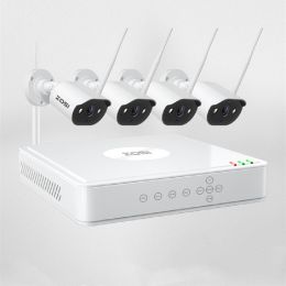 ZOSI Zhou Shi 5 Million HD POE Network Video Recorder Security Remote Outdoor Monitor Suit
