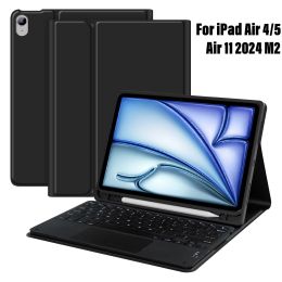 Keyboard Case For iPad Air 11 2024 M2/2025 M3,Folio Cover With Pencil Holder For iPad Air 4 5 10.9 Air 6 11'' A2902 A2903 A2904