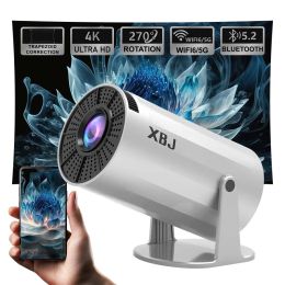 New 1080P Ultra HD Auto-Focus Projector， Rotatable Projector, 4K HD Wireless WiFi Portable Home Projecto