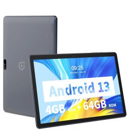 PRITOM 10.1 Inch Tablet PC Android 13 64 GB Quad Core Touch Screen WiFi with SIM Slot Support 3G Phone Call