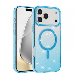 Phone Case with Clear Protective Design for Eye-Catching Style for Apple iPhone 17 Pro Max (Blue)
