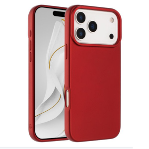 Phone Case Strong Anti-Scratch Protection for Apple iPhone 17 Pro Max (Red)