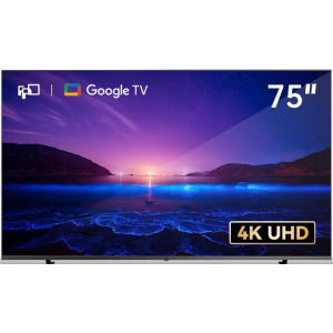 FPD 75 Inch Smart TV, 4K LED Google TV with Google Play Built-in Google Cast, HDR 10, Dolby Atmos & Vision MEMC