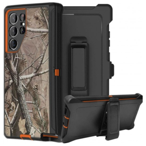 Case with Clip for Samsung Galaxy S25 Ultra 5G (Tree Orange)