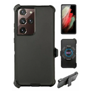 Case with Clip for Samsung Galaxy S25 5G (Black)