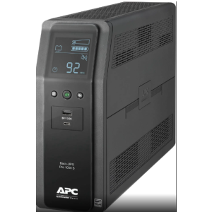 APC BR1000MS Back-UPS Pro, 1000VA/600W, Tower, 120V, 10x NEMA 5-15R outlets, Sine Wave, AVR, USB